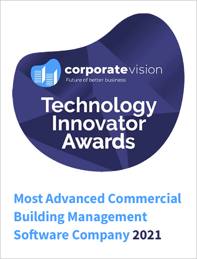 Winner of Corporate Vision’s Technology Innovator Award for Most Advanced Commercial Building Management Software Company 2021